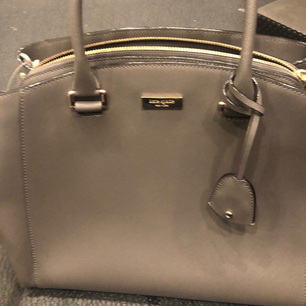 Brand new Kate spade asphalt grey medium satchel